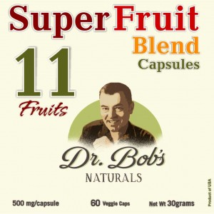 11 SuperFruit_BLEND Capsules - Dr Bob Label